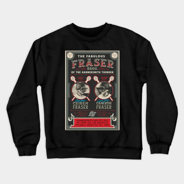 The Outer Worlds - Fraser bros poster Crewneck Sweatshirt by Lukasking Tees